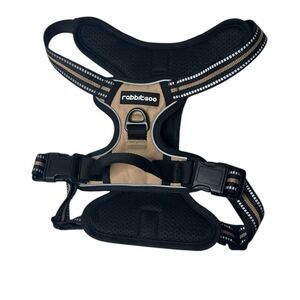 Rabbitgoo Black and Tan Dog Harness. Size Medium.